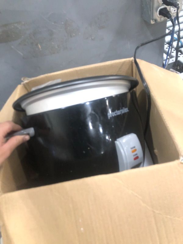 Photo 1 of ****MISSING ITEMS PARTS ONLY****
Proctor Silex Rice Cooker & Food Steamer, 30 Cups Cooked (15 Cups Uncooked), Includes Steam and Rinsing Basket, Black (37555)