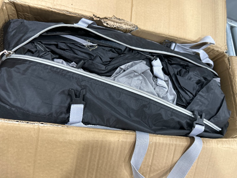 Photo 1 of (damaged)(sold for parts only) KingCamp Shower Tent, Portable Privacy Tent Outdoor Camping 1/2 Room Toilet Tents with Shower Bag & Dressing Room for Travel Beach Tailgate