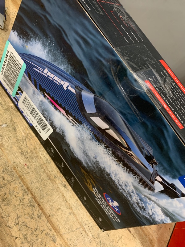 Photo 1 of RC Boat 30KMH with 7Light Modes,Remote Control Electric Fast Speed Boat for Adults Kids 8-12 Lake Pool Water Play,Self-righting,Demo,Water Cooling,Full Waterproof,20 Mins,Low Battery Alert,2.4Ghz,Red