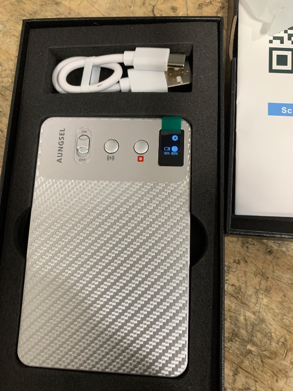 Photo 1 of AI Voice Recorder, Transcribe & Summarize AI Audio Recorder, Support 121 Languages, 64GB Memory, Wireless Charging, App/Web Control, Digital Recording Device for Lectures, Meetings, Calls, Silver