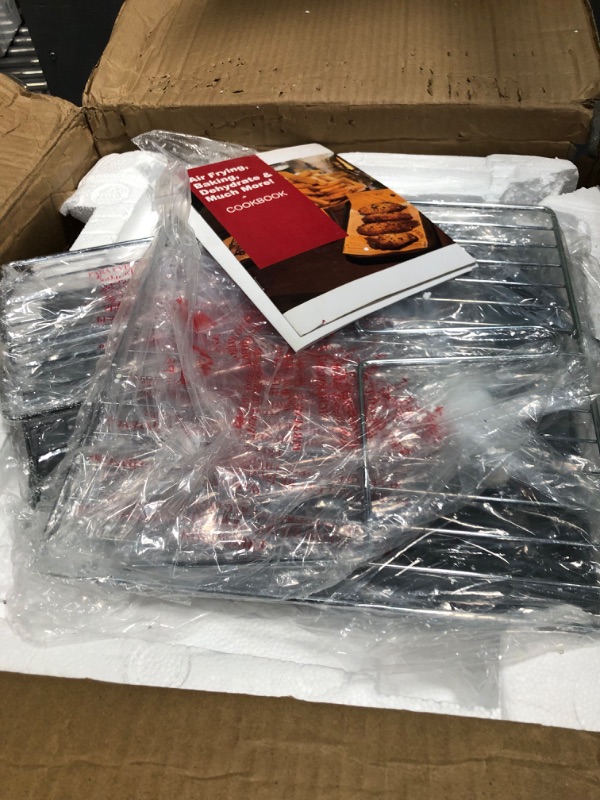 Photo 1 of 24Qt Large Air Fryer Oven French Door 15 in 1 Multi-Function Digital Controls Convection Oven Stainless Steel Dual Zone Electric Oven Toaster Combo with 13 Accessories & Cookbook