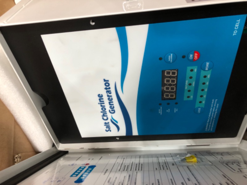 Photo 1 of Ecoraiser Salt Water Pool Chlorinator System, Low Maintenance & Energy Efficient Above Ground &Inground Pool Saltwater System for Pools Up to 15,000 Gallons, Cell Salt 5