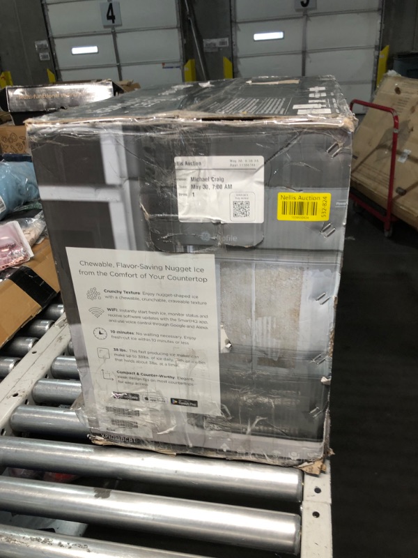 Photo 1 of (not functional)(sold for parts)(repair) GE Profile Opal 2.0, Chewable Crunchable Countertop Nugget Ice Maker, Scoop included, 38 lbs in 24 hours