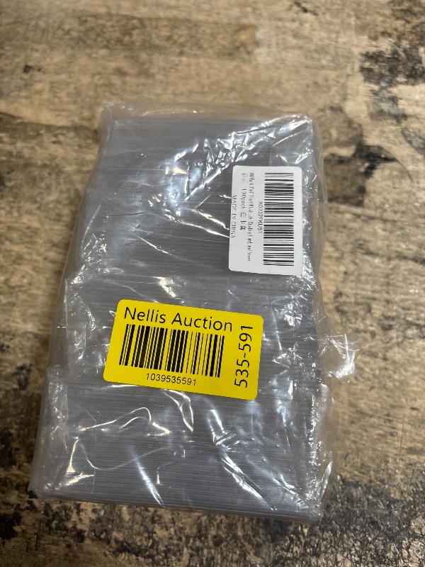 Photo 1 of 100 Pack 3"x4" Hard Plastic Card Sleeves Top Loaders for Cards, Baseball Card Protectors Hard Plastic, for Baseball Card, Game Cards, Trading Card, and So on