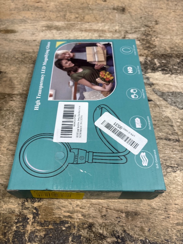 Photo 1 of 10X 30X Large Hands Free Magnifying Glass for Reading, Magnifying Glass with 3 Color LED Light, Flexible Gooseneck Magnifier for Reading,Sewing,Close Work, Seniors