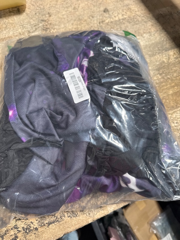 Photo 1 of 15 Pcs Butterfly Car Seat Covers Full Set Butterfly Front Rear Seat Covers Steering Wheel Cover Wrist Strap Coasters Armrest Shoulder Pads (Purple Glitter Butterfly Style)