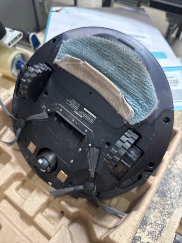 Photo 1 of *UNABLE TO TEST// NO ACCESSORIES OR CHARGER // VERY DIRTY* MAMNV Robot Vacuum and Mop Combo, WiFi/App, Robotic Vacuum Cleaner with Schedule, 2 in 1 Mopping Robot Vacuum with Watertank and Dustbin, Self-Charging, Slim, Ideal for Hard Floor, Pet Hair, Carpe
