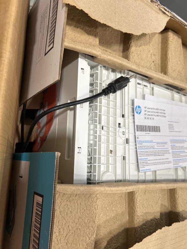 Photo 1 of HP LaserJet Pro MFP 4101fdw Wireless Black & White All-in-One Laser Printer, Scanner, Copier, Fax, Best-for-Office (2Z619F)