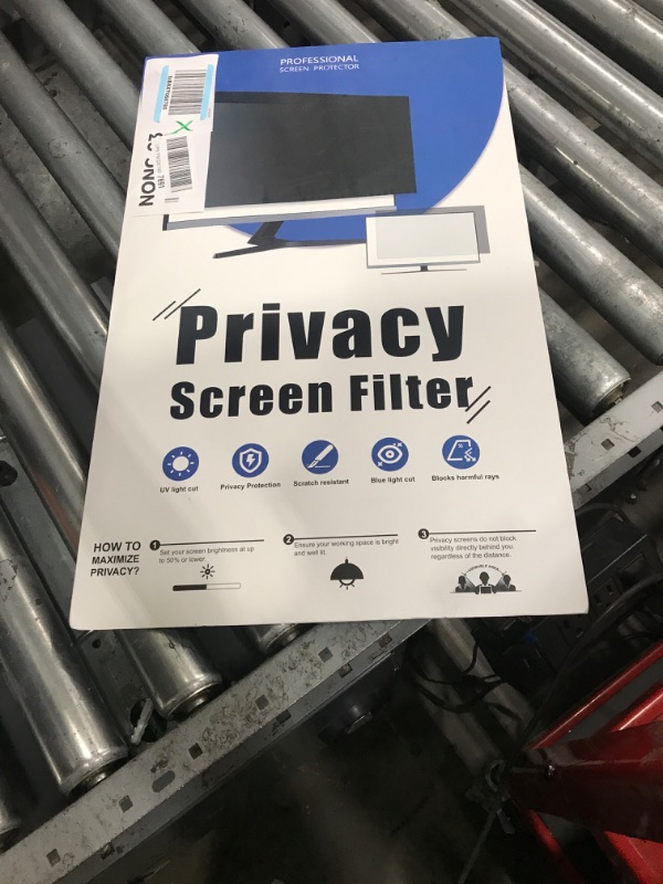 Photo 1 of [2 Pack] 23.6 Inch Computer Privacy Screen for 16:9 Aspect Ratio Widescreen Monitor, Eye Protection Anti Glare Blue Light Computer Monitor Privacy Filter, Removable Anti-Scratch 23.6 Protector Film