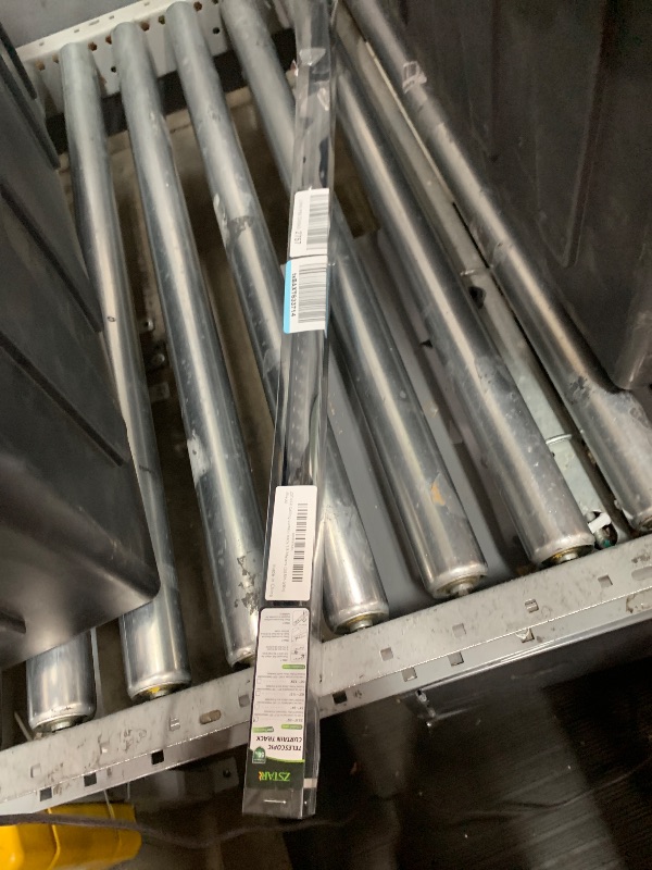 Photo 1 of ***(MISSING PARTS)***
ZSTARR Retractable Ceiling Curtain Track, Measurement-Free Curtain Track 33.5''-59'',For Room Divider, Shower Curtain, Parallel bay window, RV Curtain Track (Black)