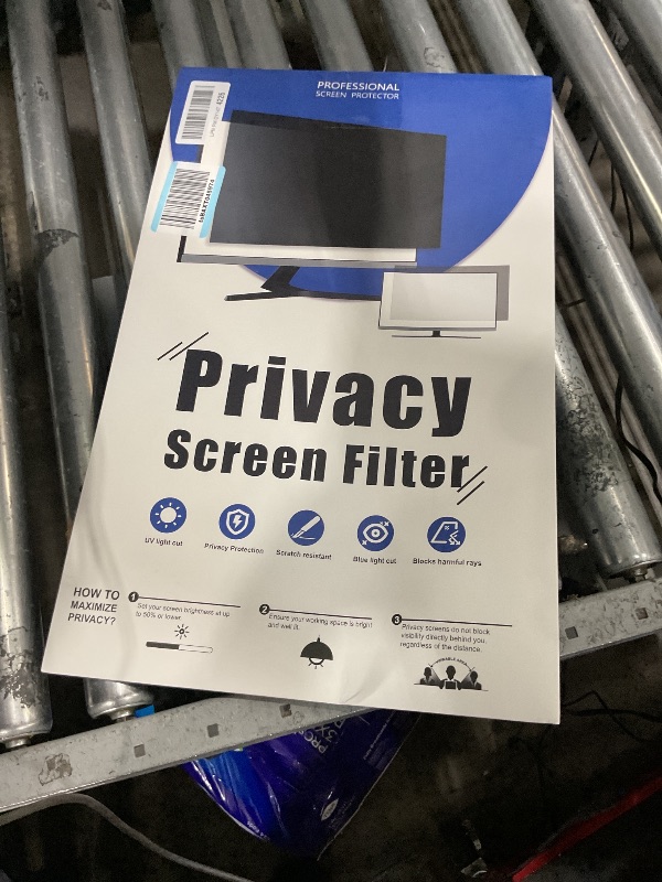 Photo 1 of [2024 New] Fully Removable Privacy Screen for iMac 24 Inch 2021-2024 Destop Computer Monitor, Anti Glare Blue Light Filter Privacy Shield, Upgraded Anti Spy iMac Privacy Protector