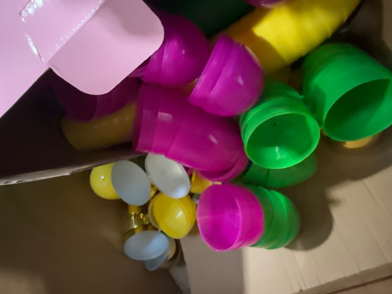 Photo 1 of [ 6 Surprise Gold Eggs ] 200 Pcs Easter Eggs, 3" Bright Colors Empty Large Plastic Eggs Bulks Fillable for Easter Hunt, Basket Stuffers Filler, Party Favor, Classroom Prize Supplies, Filling Treats