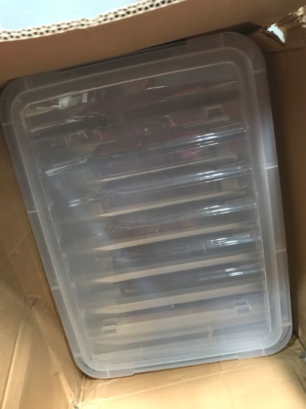 Photo 1 of ***SET OF 2***Cetomo Plastic Storage Bin Box