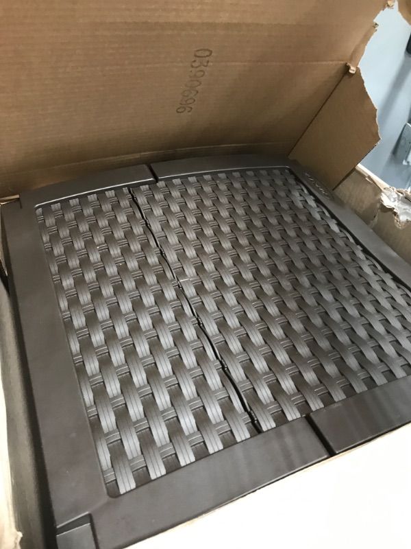 Photo 1 of Suncast Hose Reel with Smart Trak Hose Guide, Water-Tight Connection, Durable Resin Construction, 225' Hose Capacity, Brown, Made in the USA