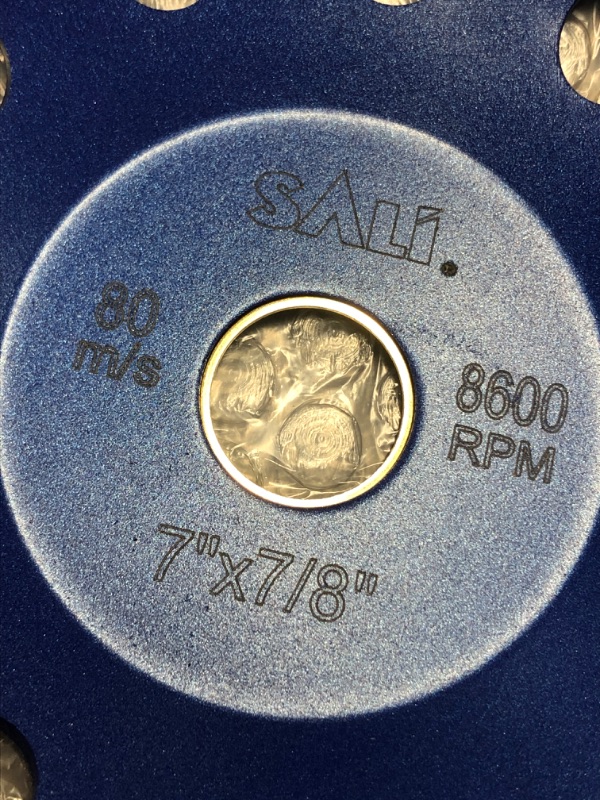 Photo 1 of (see all images) SALI Diamond Concrete Grinding Wheel 7 inch with 7/8" 