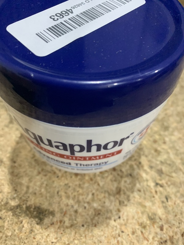 Photo 1 of Aquaphor Healing Ointment, Advanced Therapy Skin Protectant, Multi-Purpose Healing Ointment and Body Moisturizer, For Dry, Cracked Skin, Minor Cuts and Burns, 14 Oz Jar