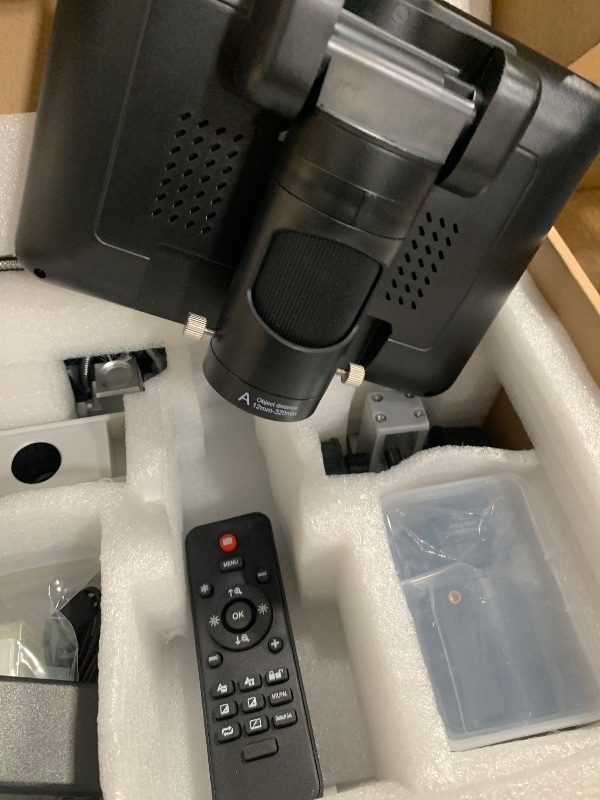 Photo 1 of Andonstar AD246S-M HDMI Digital Microscope 2000x for Adults, 3 Lens 2160P UHD Video Record, 7 Inch LCD Soldering Microscope for Electronics Repair, Error Coins, Pro Boom Arm Stand, Windows Compatible