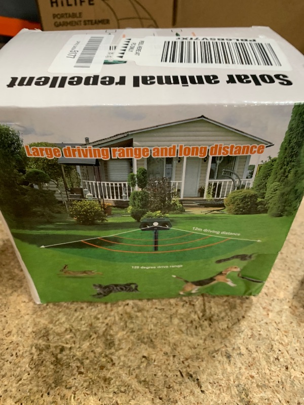 Photo 1 of 2025 Upgraded Cat Repellent Outdoor Ultrasonic Control, Waterproof Skunk Repellent, Deer Repellent with Motion Detection and LED Flash Light, Effectively Scares Animals Out of Yard and Farm (2 Pack)