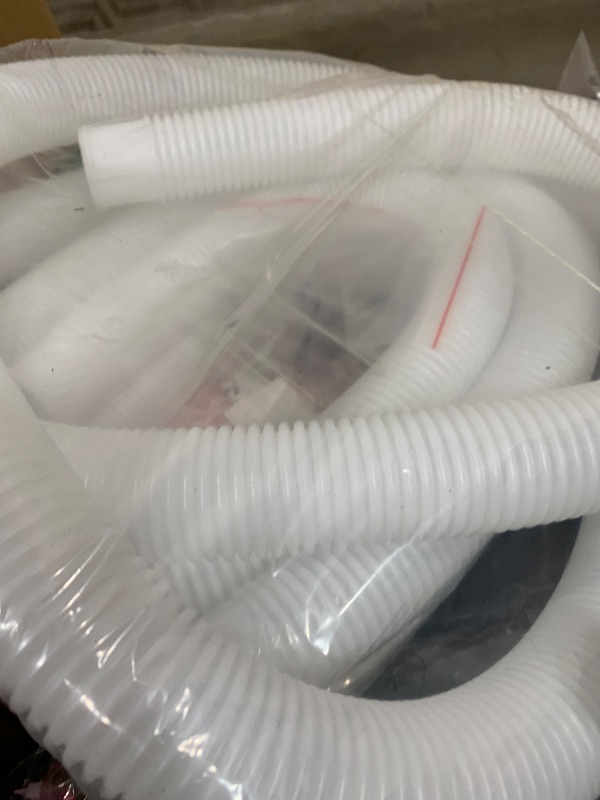 Photo 1 of 1.5 Inches Pool Hoses for Above Ground Pools, 2 Pack 1-1/2" Diameter Pool Pump Replacement Hose 59" Long Filter Pump Hose Compatible with 1.5" Pool Hose Pump (2)