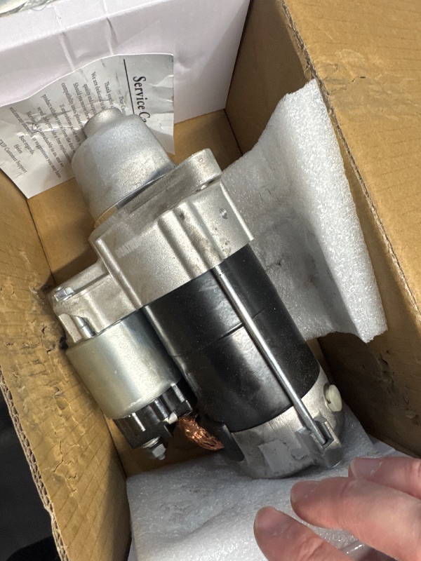 Photo 1 of (UNABLE TO TEST) Boatrip 18413 New Starter Motor Replacement for Kubota ZD326 ZD331 ZD25 ZD28 D1105 Zero Turn Mower 25HP Diesel Engine OE#: 1G069-63010 1G069-63011 1G069-63012 77700-02596 428000-1160 SND0476