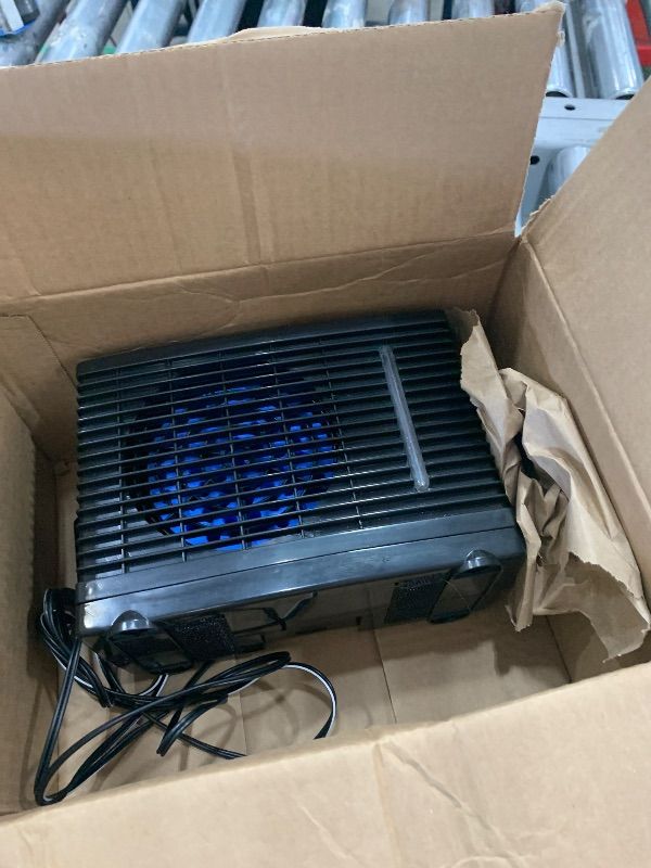 Photo 1 of 12V Portable Car Air Conditioner, Mobile Mini Air Cooler Evaporative Water Cooling Fan for Car Truck RV Rowers Pet Owners Travelers Transport Workers
