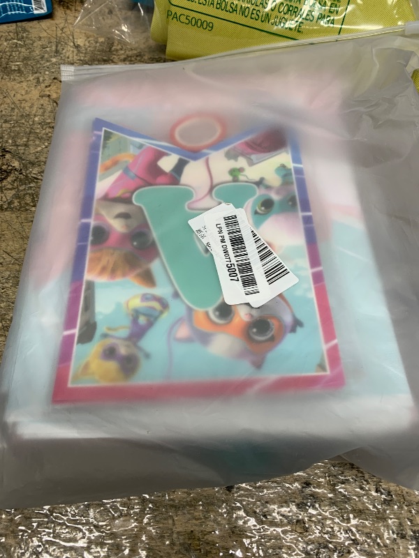 Photo 1 of 38pcs Birthday Party Decorations Balloons Set Include Happy Birthday Banner, Balloons, Hanging Swirls, Cake Toppers and Cupcake Toppers for Party Supplies