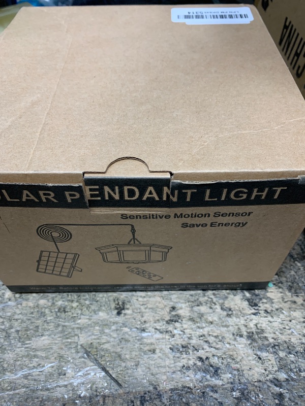 Photo 1 of AEQ Solar Shed Light Indoor Outdoor 288LED 360°Lighting Solar Lights Work in Daytime with Remote Control, Waterproof Solar Gazebo Lights with Motion Sensor/5 Modes for Home Shed Garage Barn