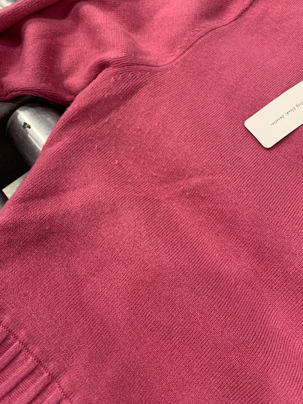 Photo 1 of Arach&Cloz Fall Womens Sweater Dress 2024 Long Sleeve V Neck Cashmere Ribbed Knit Tie Waist Pleated A Line Pullover Fashion Belt Midi Clothes Rose Pink S