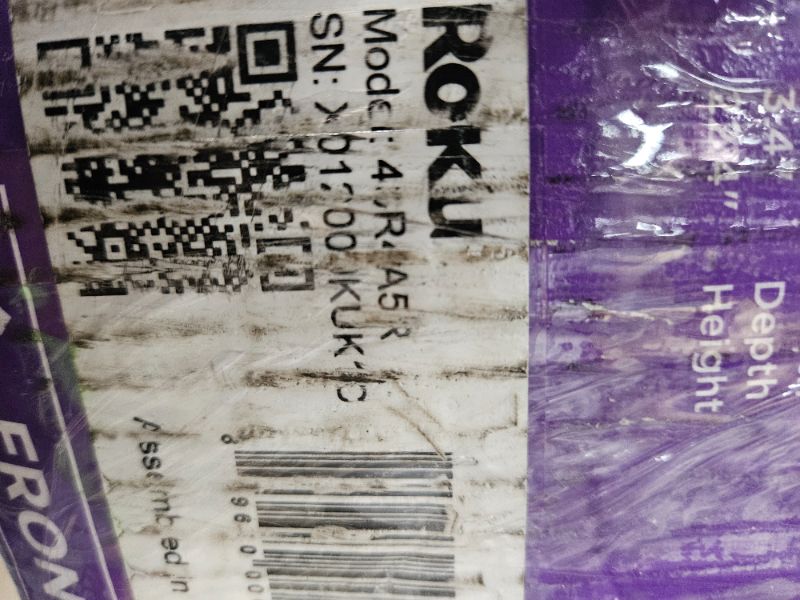 Photo 1 of ** Broken screen, final sale ** Roku Smart TV – 43-Inch Select Series 4K HDR RokuTV with Roku Enhanced Voice Remote, Brilliant 4K Picture, Automatic Brightness, & Seamless Streaming – Live Local News, Sports, Family Entertainment