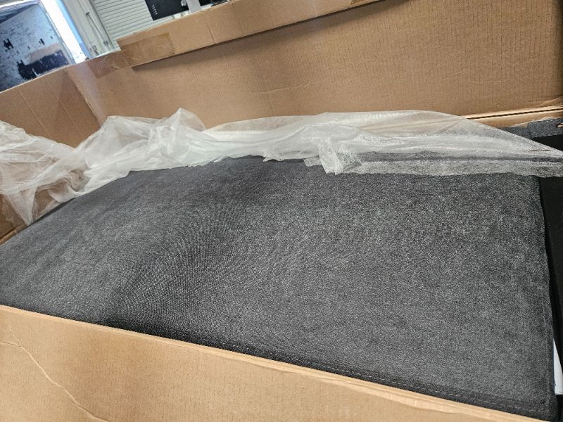 Photo 1 of ** Incomplete set, BOX1 AND 2 OF 3 ONLY**** ** Yafylly L Shape Sofa with Storage, Pull Out Couch Bed with USB&Type-C Ports, Convertible Sleeper Sofa, Futon Chaise Lounge Recliner for Living Room, Apartment, Bedroom, Office, Dark Grey