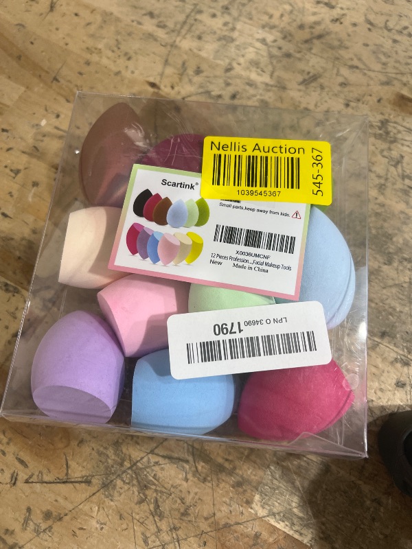 Photo 1 of 12 Pieces Professional Makeup Sponge Set,Latex Free Flawless Soft Setting Face Puffs,Multicolor Beauty Sponge Blender Cosmetic Applicator for Powder,Liquid,Facial Makeup Tools