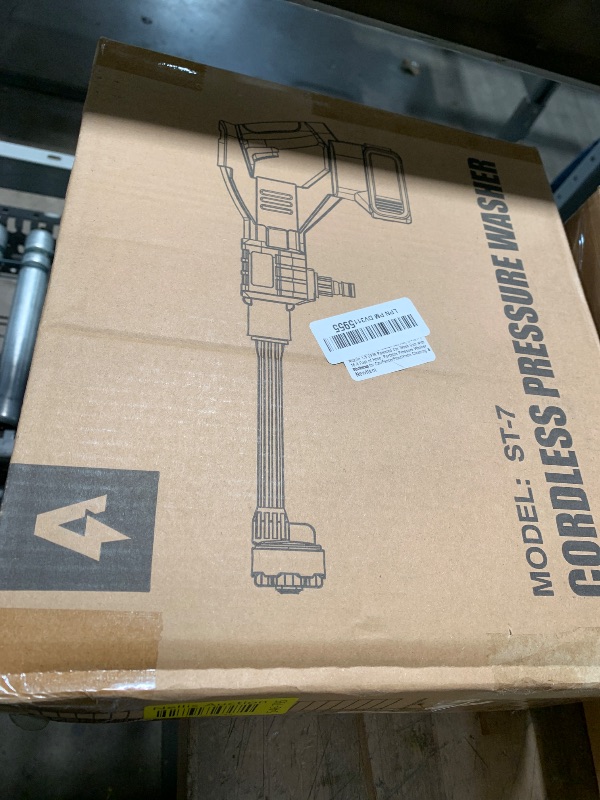 Photo 1 of ***PARTS ONLY***Cordless Pressure Washer 800 PSI, 6-in-1 Nozzle 1.5 GPM Powered Car Wash Gun with 16.4 Foot of Hose, Portable Pressure Washer Cordless for Car/Fence/Floor/Patio Cleaning & Watering