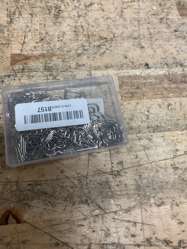 Photo 1 of 100 Pcs Cute Paper Clips Suitable for Children Ladies Wedding Decoration Document Notes Organization Office Supplies Heart Paper Clips (Silver)