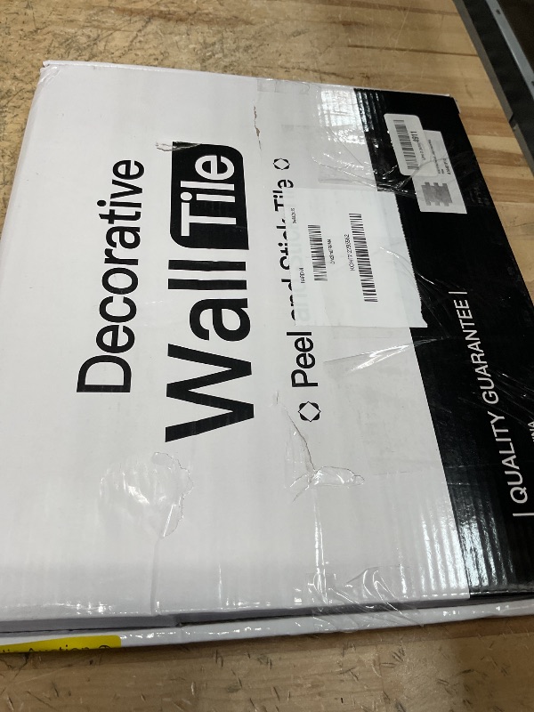 Photo 1 of Art3d 10-Pack Peel and Stick Backsplash Wall Tile for Kitchen Bathroom Fireplace Vanitity in Natural White