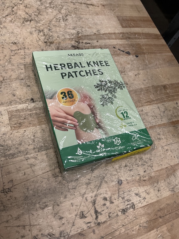 Photo 1 of 36 Count Knee Relief Patch - Warming Herbal Patches for Knee - Natural Relief Heat Knee Patch - Wormwood Extract Sticker for Knee, Back, Neck, Shoulder, Muscle, Joint