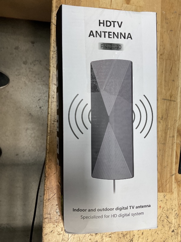 Photo 1 of 2025 TV Antenna,1200+ Miles Long Range TV Antenna, HD Digital TV Antenna Indoor with Signal Booster, Antenna for Smart TV and All Older TV's-Supports 4K 1080p -33ft Long Cables