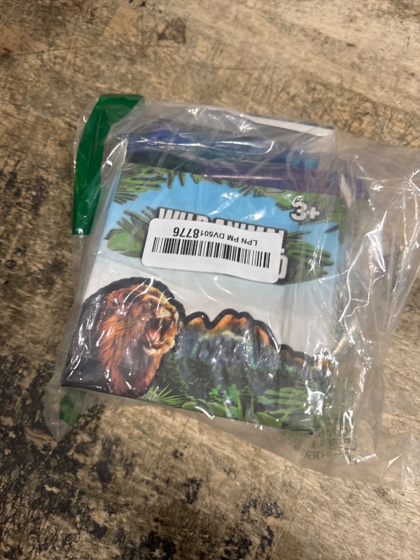 Photo 1 of 32 Pack Wild Animal Party Favors for Kids, Mini Bubble Wands Bulk Toys, Jungle Birthday Decoration, Safari Goodie Bag, Pinata Stuffer Supplies, Zoo Prizes Box Filler, Lion/Dog Return Gifts for Toddler