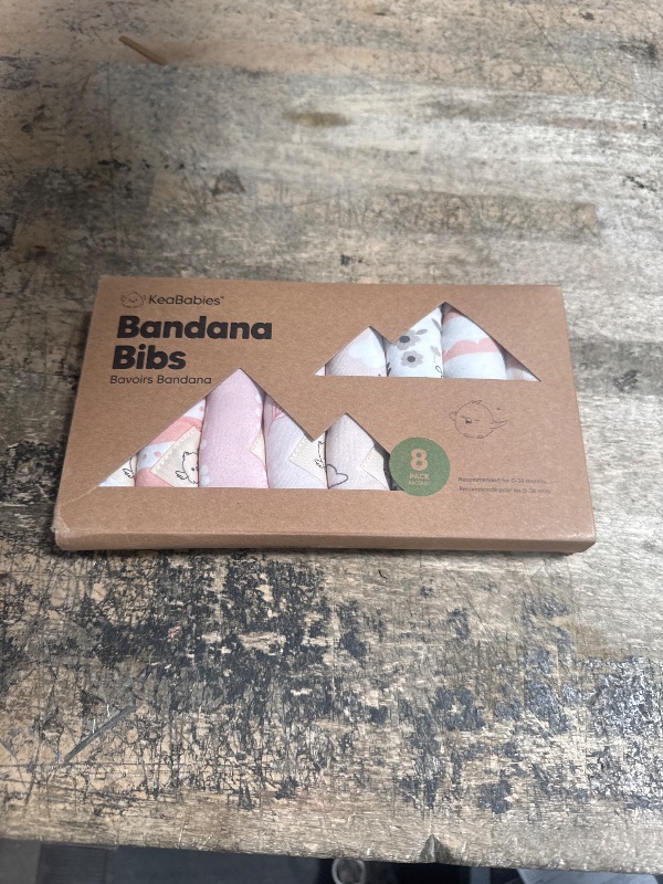 Photo 1 of 8-Pack Organic Baby Bandana Bibs for Girls - Super Absorbent Triangle Baby Bibs for Drooling and Teething Infant, 100% Cotton Extra Soft for Newborn, Infant 0-36 Months (Sweet Charm)