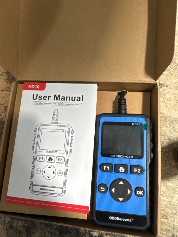 Photo 1 of *UNABLE TO TEST** OBDResource Full Systems Heavy Duty Truck Scanner Tool HDOBD/EOBD/OBD2 Automotive Scanner Diagnostic Tool for Truck & Car 2 in 1 Code Reader for Most 12V 24V Diesel Vehicles