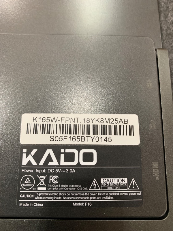 Photo 1 of *UNABLE TO TEST* Kado Dual Portable Monitor Setup - 2-Pack 15.6" FHD for Laptop, 1920x1080 IPS HDMI USB Type-C Screen Extender, Built-in Speakers, Stacked Setup for Office Gaming Daytrading