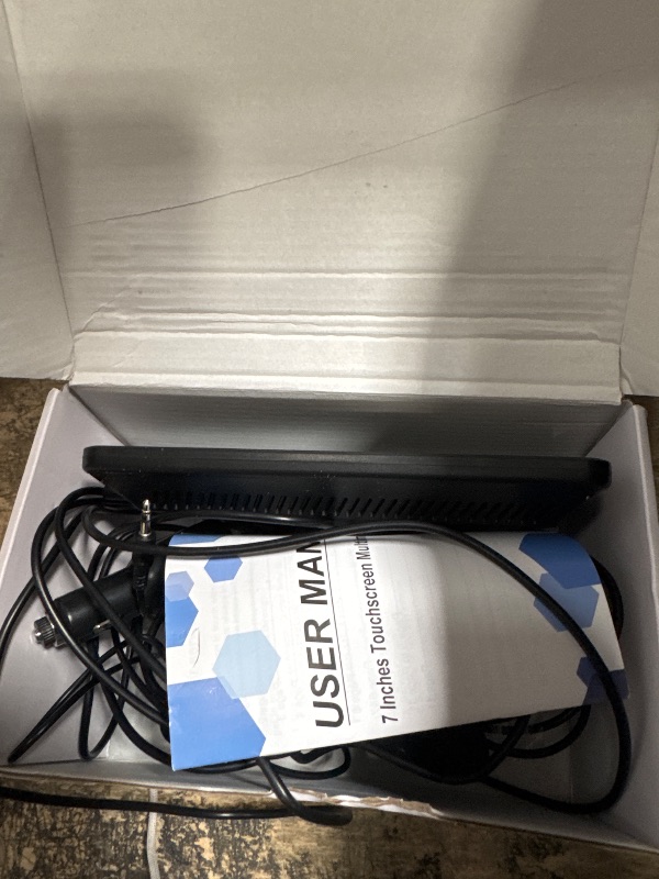 Photo 1 of *UNABLE TO TEST* Portable Apple Carplay/Android Auto Screen for Car, 7 Inch HD Touch Screen Wireless Car Play with Backup Camera, Voice Control, BT, FM, Mirror Link for All Vehicle