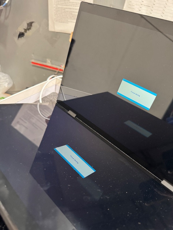 Photo 1 of *UNABLE TO FULLY TEST* YUBWVO Portable Dual Screen Monitors Only Bottom Touch 15.6” 1080 FHD IPS for Win/Linux, Built-in Protective Cover/Stand, 360°Rotation and USB-C Triple Screen Laptop Monitor Extender