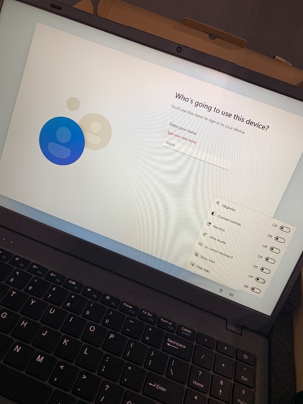 Photo 1 of Coolby 15.6inch Windows 11 Laptop, 12GB RAM/256GB SSD, 1920x1080 IPS Display, Intel N95(Beats N5095) Quad Core Laptop Computer, Support Fingerprint, WiFi 5, BT