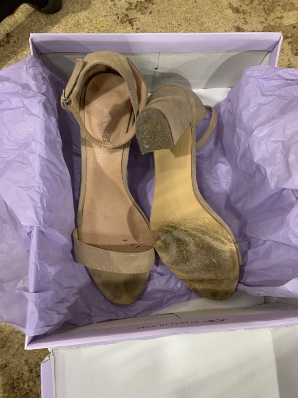 Photo 1 of **SEE NOTES***Madden Girl Women's Beella Heeled Sandal, Blush Fabric, 7