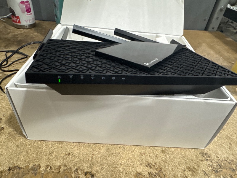 Photo 1 of TP-Link AXE5400 Tri-Band WiFi 6E Router (Archer AXE75)- Gigabit Wireless Internet Router, ax Router for Gaming, VPN Router, OneMesh, WPA3, Black