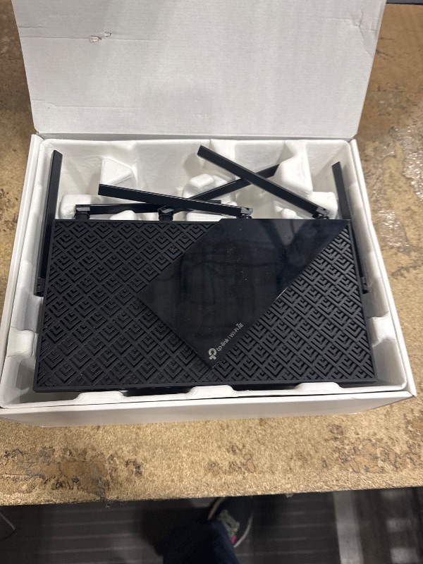 Photo 1 of TP-Link AXE5400 Tri-Band WiFi 6E Router (Archer AXE75)- Gigabit Wireless Internet Router, ax Router for Gaming, VPN Router, OneMesh, WPA3, Black