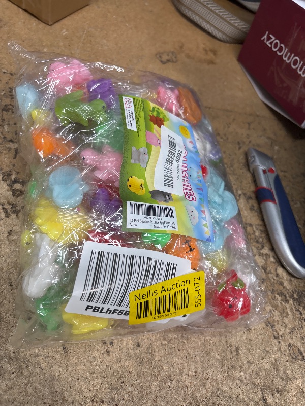Photo 1 of 100 Pack Squishies Toys, Tiny Mochi Squishy Fidget Toys Random Bulk Party Favors for Kids 4- 8 8-12 Goodie Bag Pinata Stocking Stuffers Classroom Prizes Treasure Box Egg Fillers Girls