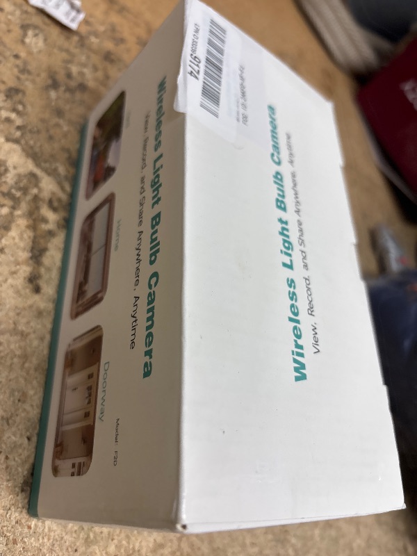 Photo 1 of Akasumer Light Bulb Security Cameras Wireless Outdoor Indoor, 2.4GHz WiFi Lightbulb Cameras for Home, 360°PTZ, 2K Color Night Vision, Motion Detection, 2-Way Audio, Spotlight Audible Alarm
