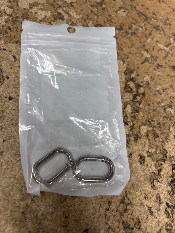 Photo 1 of 12Pack 1 Inch Small Oval Keyring, Metal Tiny Carabiner Spring Snap Hooks Clip for Paracord Keychain Lanyard, Car Key Rings, Pets Collar Buckles, Purse Keychain Replacement (Assorted)