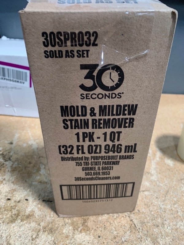 Photo 1 of 30 SECONDS Pro Mold and Mildew Stain Remover | Scrub Free | Brighter Results Instantly | Ready To Use | 32 Fl. Oz.